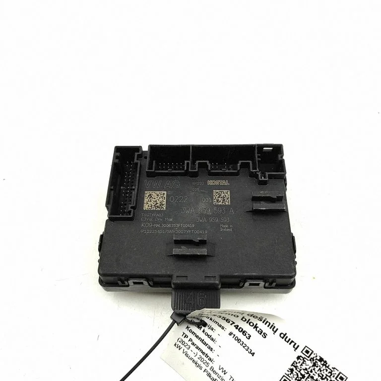 Durų elektronikos valdymo blokas