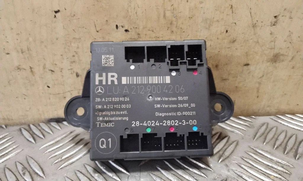 Durų elektronikos valdymo blokas